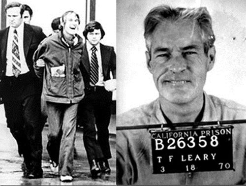 Timothy Leary, un profesor de Harvard que estaba estudiando el posible uso de hongos alucinógenos para la psicoterapia