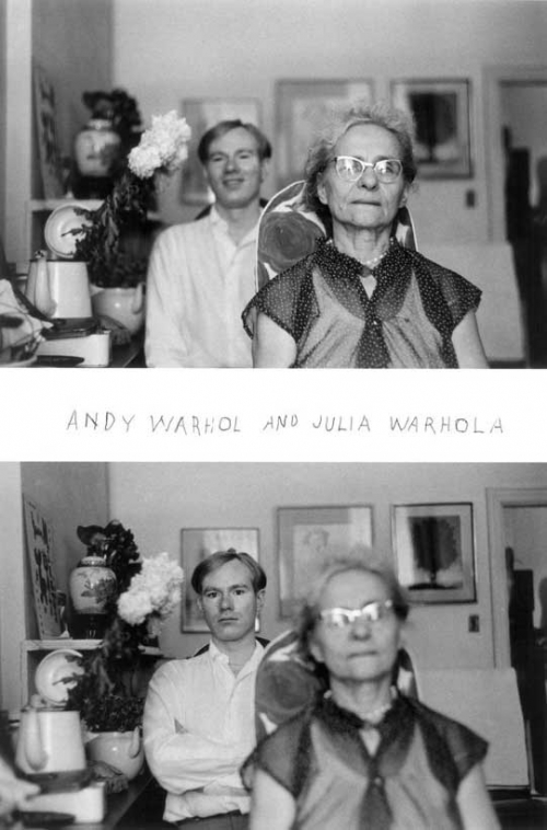 A la hora de acostarse Andy Warhol siempre regresaba junto a su madre, que le esperaba en la casa del Upper East Side
